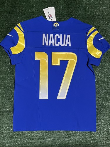 Authentic Puka Nacua LA Rams Blue Nike Vapor FUSE Elite Jersey Men’s Size (40) M - 第 7/9 張圖片