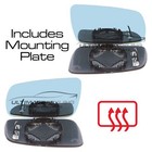 Wing Mirror Glass VW Golf Mk4 1997-2006 Blue Heated Aspherical & Convex 1 Pair
