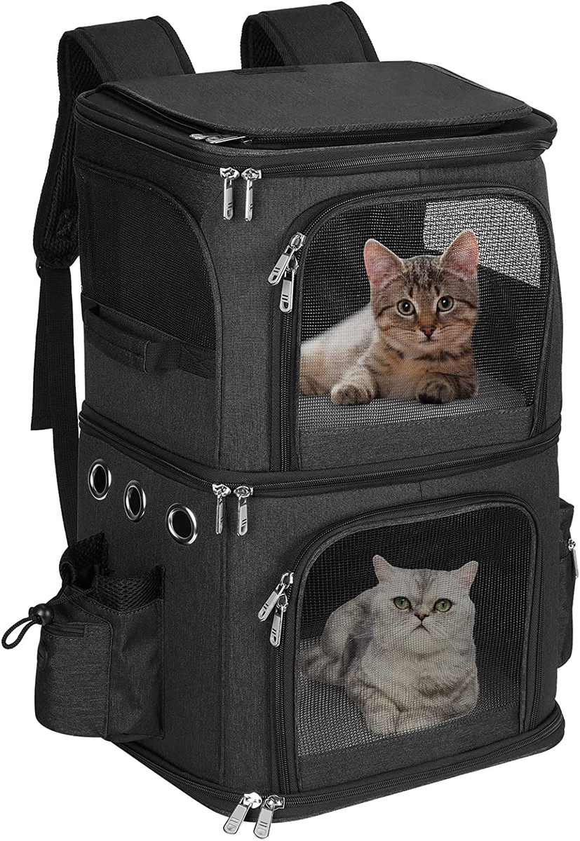 Cat Carrier Backpack Double Pet Carrier Backpack With Wheels