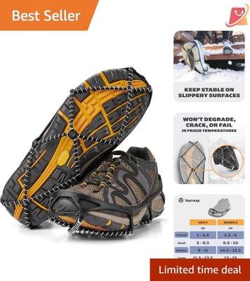 Thermoplastic Rubber Traction Cleats for Enhanced Stability on Ice & Snow
