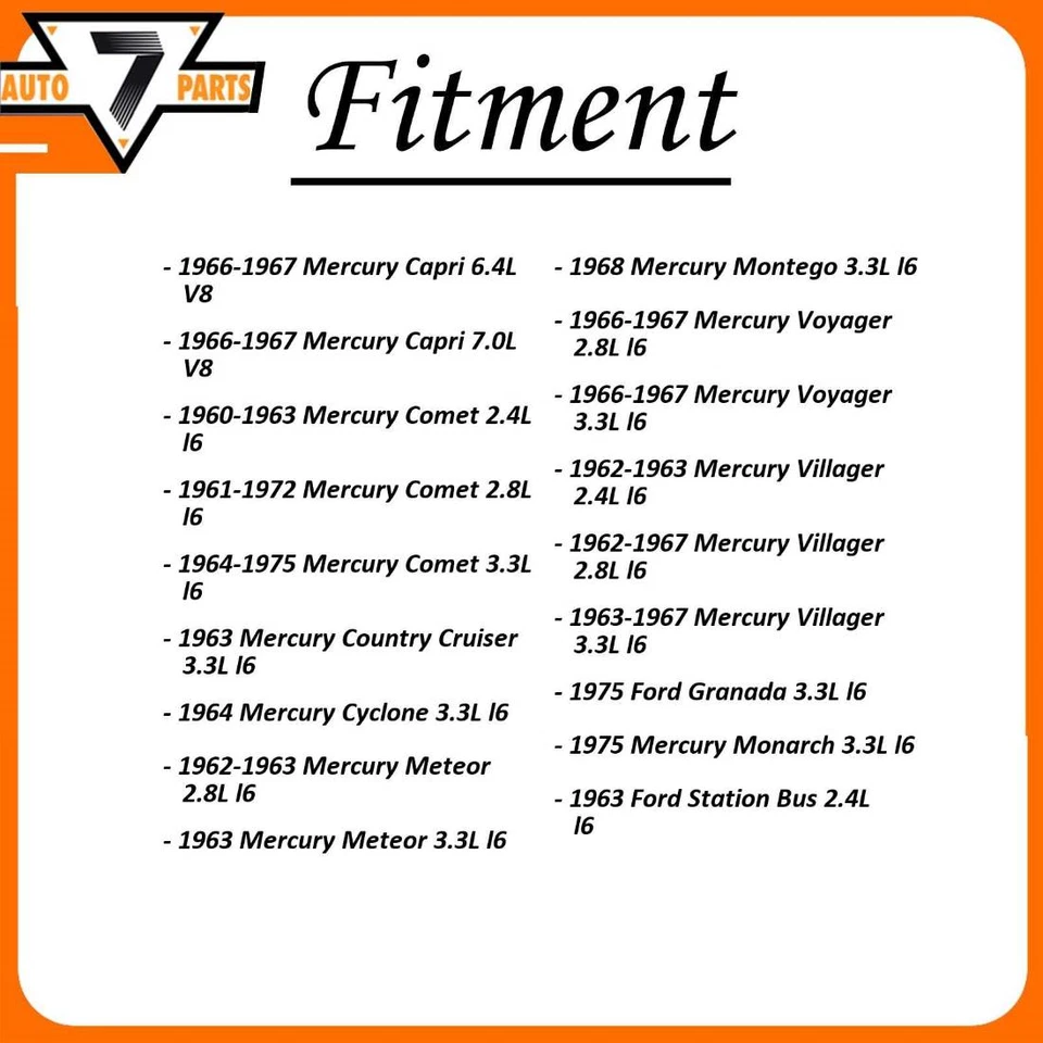 Водяной насос двигателя GMB подходит для Ford 300 1963-1963 - Изображение 4 из 4