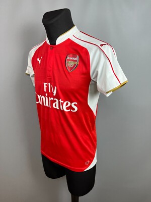 ARSENAL 2015 2016 HOME SHIRT FOOTBALL SOCCER JERSEY PUMA SIZE S | eBay