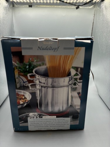 Topf Spaghetti Nudeltopf Nudel Gemüsetopf Pastatopf Edelstahl NEU K2 - Bild 2 von 2