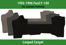 Lloyd Classic Loop Front Row Carpet Mat for 1992-1996 Ford F-150 