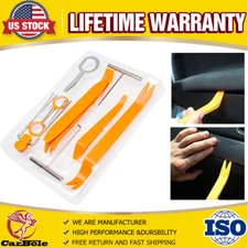 12 Pack Auto Door Panel Dash Radio Body Clip Open Pry Car Trim Removal Tools Kit