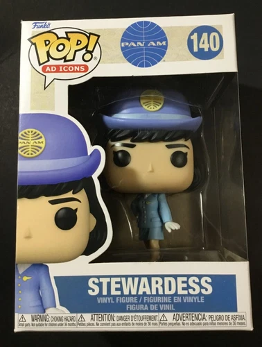 Funko Pop! AD ICONS #140 PAN AM STEWARDESS Vinyl Figure