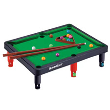 Kids' Mini Snooker and Pool Table Set - Compact Billiards Game with Accessories