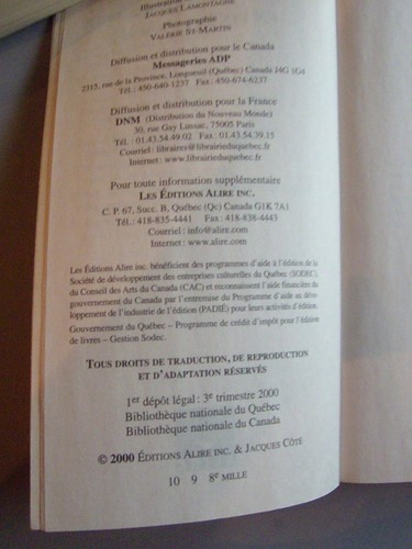 Nébulosité Croissante en Fin de Journée Jacques Coté (A Lire, 2000 Pbk.) Fr - Bild 4 von 8