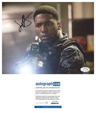 Jocko Sims ‘The Last Ship’ Signed Autograph ‘Lt. Carlton Burk' 8x10 Photo ACOA