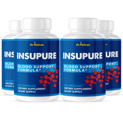 #ad Insupure Cardiovascular Health Blood Pressure amp; Sugar Support 4 Bottles $74.99