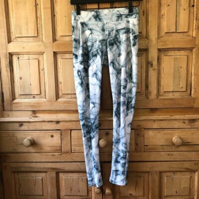 Human Performance Engineering Medium Blue White Leggings