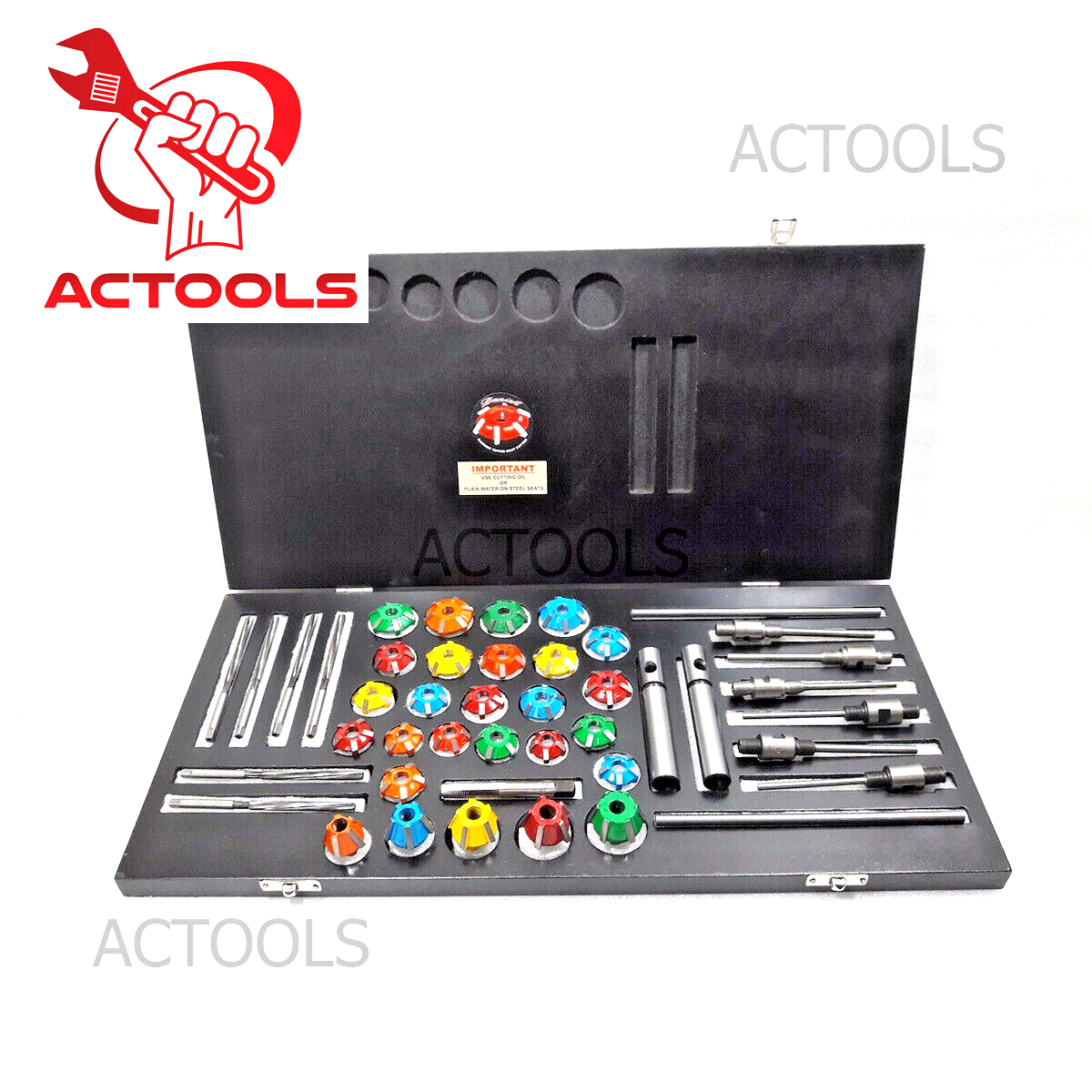 New Valve Job Seat Cutter Set Carbide Tipped for Motorcycles 3 angle