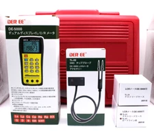 DE-5000 Accuracy Handheld LCR Meter TL-21 TL-22 TL-23 with Case DER EE Set of 5