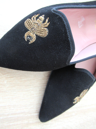 Wunderschöne Ballerinas Pretty Ballerinas gr. 35 Veloursleder Käfer/Messing=NEU - Bild 11 von 14