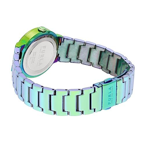 FURLA TORTONA Orologio al Quarzo, 34MM Orologio WW00039009L6 Donna, Blu - Foto 4 di 6