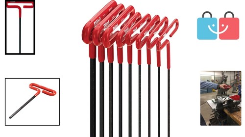 SAE Hex Keys in 8-PC K-Tkey Set with Comfortable Cushion Grip - EKLIND Toolset - Picture 2 of 7