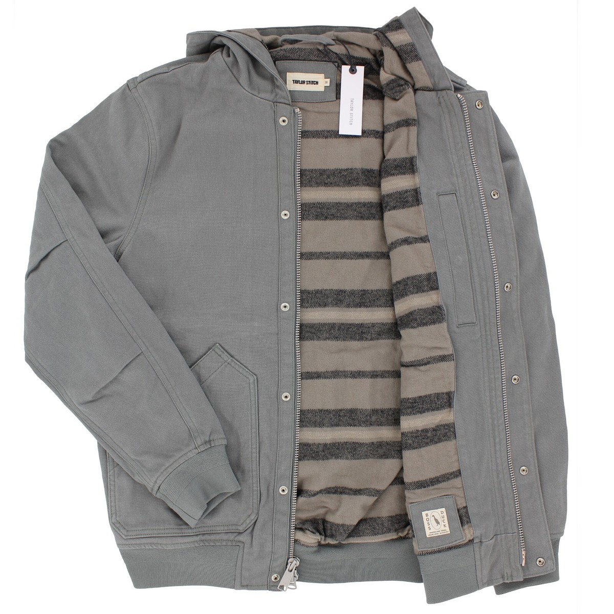 Taylor Stitch Men's Workhorse Hoodie Workwear Boss Duck Blend