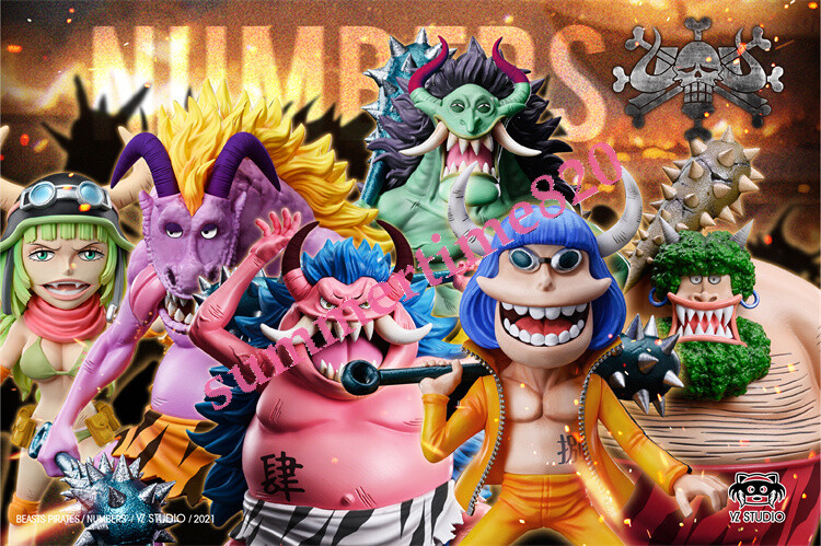 ワンピース nyo YZ Studio One Piece Numbers Kunyun Resin Model Painted