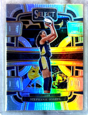 Stephanie Soares 2024 Panini Select WNBA Silver Prizm Card- #7 Dallas Wings