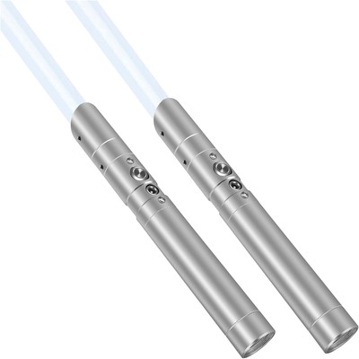 Metal-Hilt Dueling LED Lightsaber - 7 RGB Colors for Ultimate Cosplay Adventure