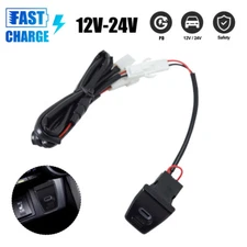 PD3.0 USB Port Fast Charger Socket Panel For Toyota RAV4 2019-2022 new