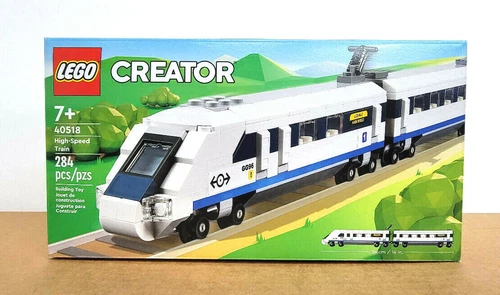 Lego 40518 High-Speed Train - Features 2 Connected Carriages Brand New