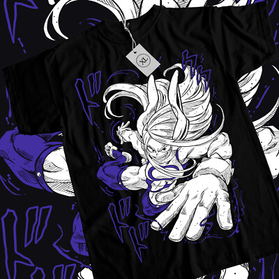 Rabbit Hero T-Shirt My Hero Academia Mirko Rumi Usagiyama Anime Girl All Size