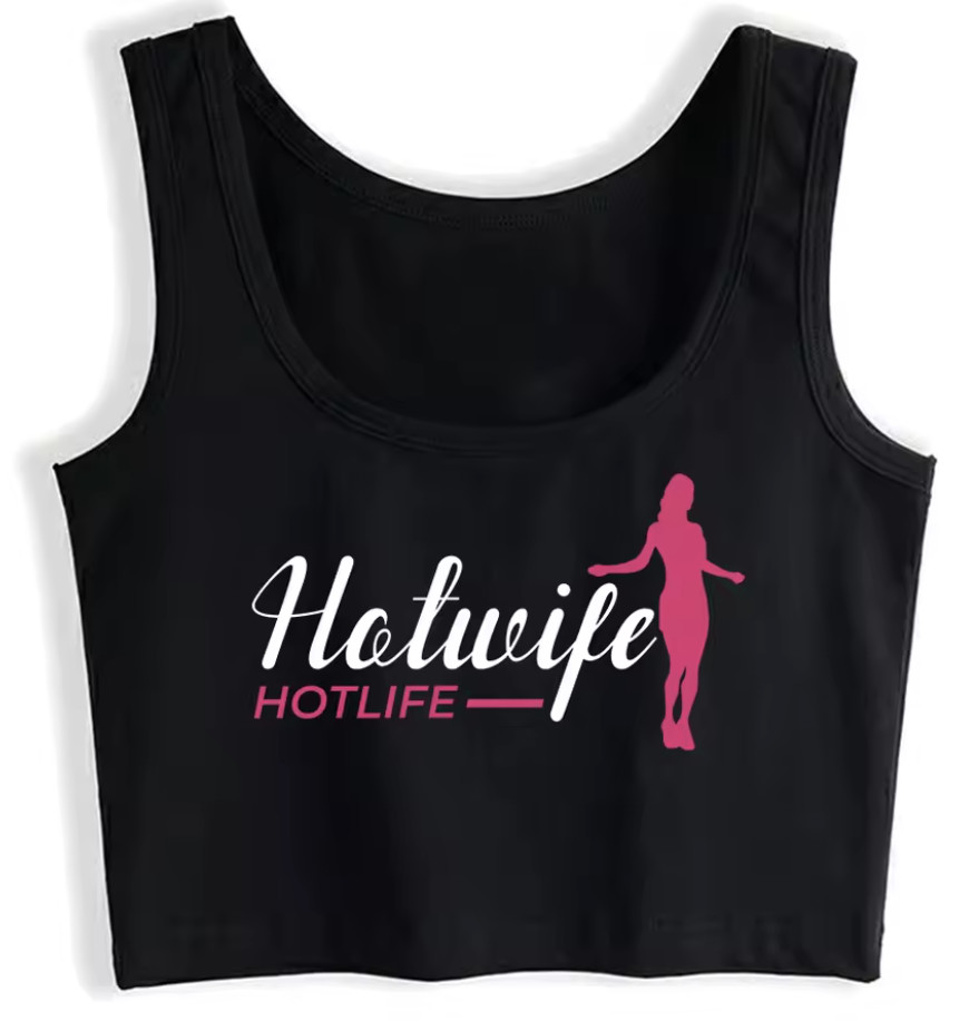 Hotwife Hotlife Branded Womens Crop Top