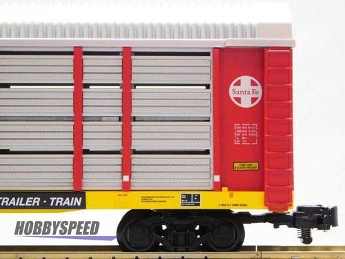 LIONEL AMERICAN FLYER S GAUGE SANTA FE AUTORACK #905219 freight car 2319011 NEW - Picture 8 of 10