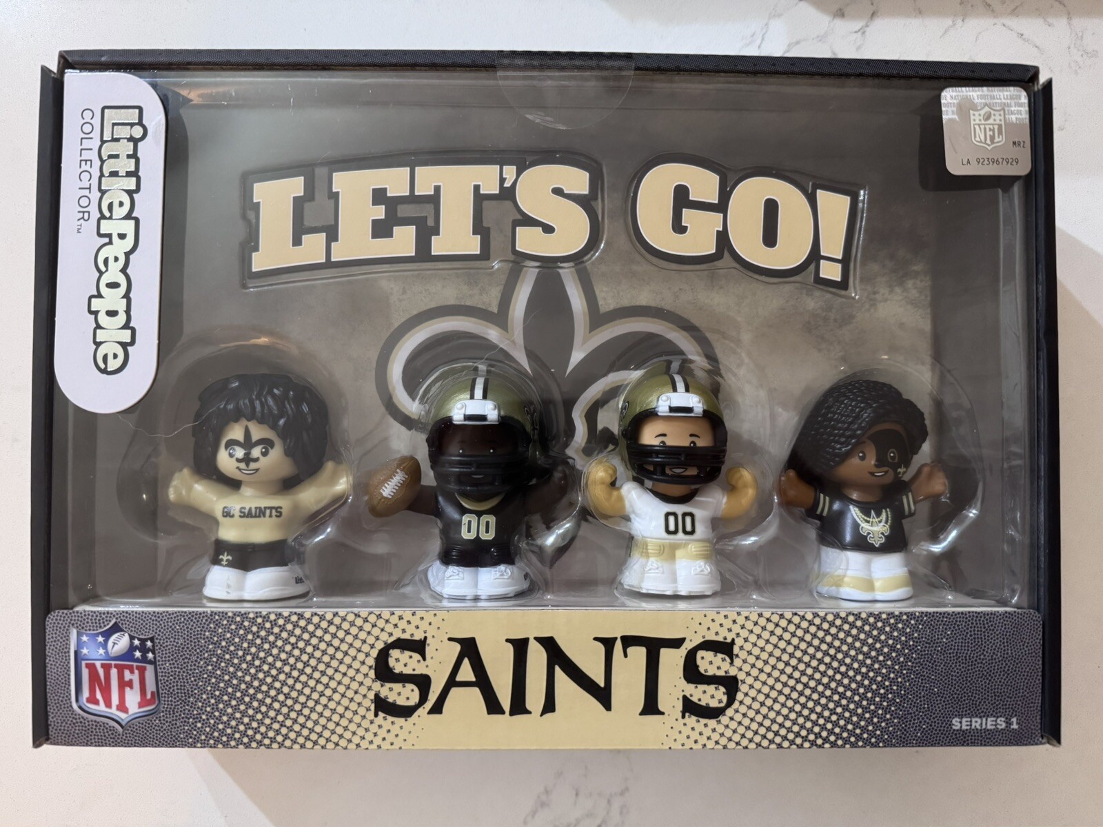 New Fisher Price NFL Little People Collector set Series 1 New Orleans Saints NIB