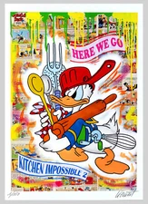 KENNART art graphic from the original, comic art, pop art, picture, hand signed limited