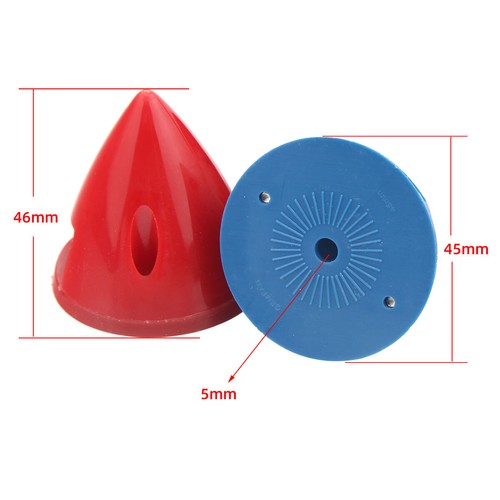 1pc 1.75" /45mm 2 blade Prop Nylon Plastic Spinner For RC Airplane 5 Colors - Picture 2 of 14