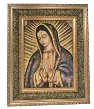Cuadro Virgen De Guadalupe Imagen Impresa Tela Acojinada /Cushioned Frame 17'x21