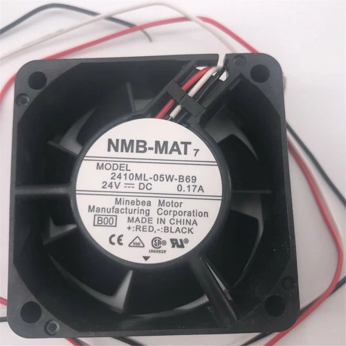 24V 0.17A NMB-MAT 2410ML-05W-B69 Cooling Fan