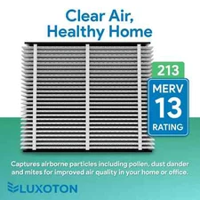 LUXOTON for AprilAire 213 Replacement Filter - 1 Pack Collapsible Furnace Filter