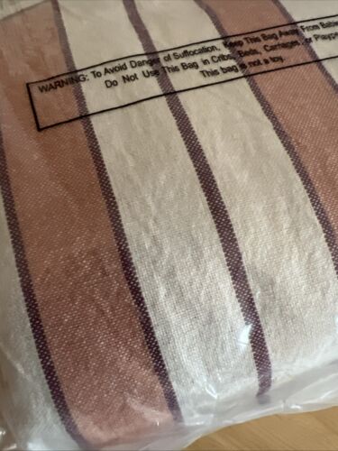 Threshold Rectangular Striped Tablecloth NIP 60” X 104” - Picture 5 of 7