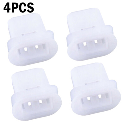 4Pcs Rear Seat Bench Fixing Bracket Mount Clips For Toyota Lexus - 72693-12080 (White Plastic)