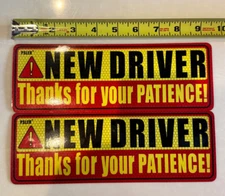 New Driver Thanks For Your Patience Car Magnet