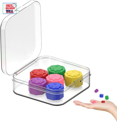 Korean Traditional Gonggi Game, Portable 6 Stones Set with Jacks Gong Gi Game wi
