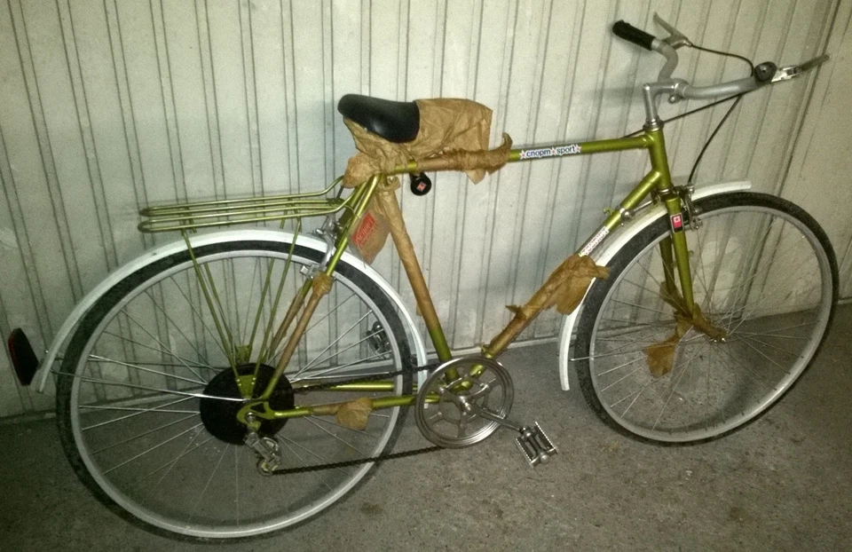 Vintage Fahrrad Tourist Sport Турист Спорт 51cm Rahmen aus 80er UdSSR + NEU/Rare - Bild 2 von 4