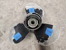 ALUMINUM 12 1/4 X 9P MERCURY BLACK MAX PROP, 48-87818-9, 13 SPLINE HUB, P9248