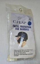 Markwort C Flap Jaw Protector Guard Right Handed Black Baseball 