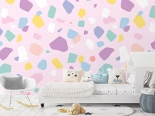 3D Colorful Geometry Graphic Patterns Wallpaper Wall Murals Removable Wallpaper