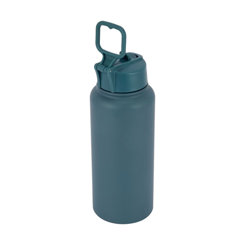 960ml Insulated Drink Bottle Water Bottle with Straw Double Wall Stainless Steel - Picture 7 of 21