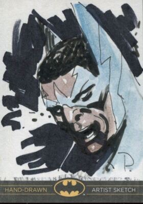 DC Batman The Legend Sketchkarte von Mark Pennington