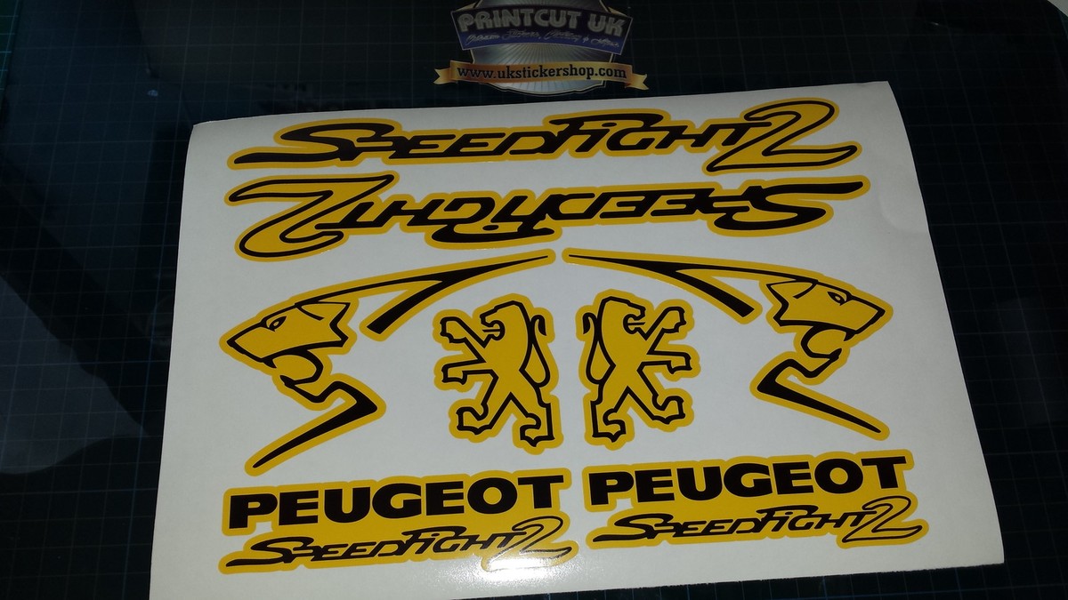 プジョー スピードファイト2 WRC 純正カッティングシールPeugeot