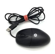 HP Optical Wired Mouse 590509-002 Used Works H1 All Black