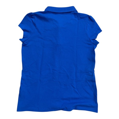 Children’s Place school ruffle polo Royal Uniform Shirt For Girls Size L - XL - Picture 2 of 5