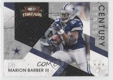 2009 Donruss Threads Century Stars Marion Barber Jr Marion Barber III #12 0c4