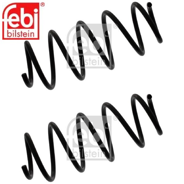 2X Fahrwerksfeder Febi Bilstein 39338 2 Federn Satz Federnsatz FüR Ford-image